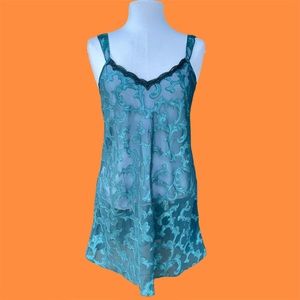 Vintage 90s Sheer Lace Nightgown